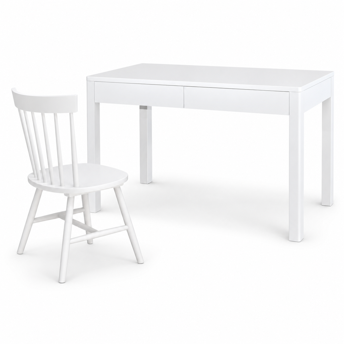 Padini Study Desk Set - White (L1200)
