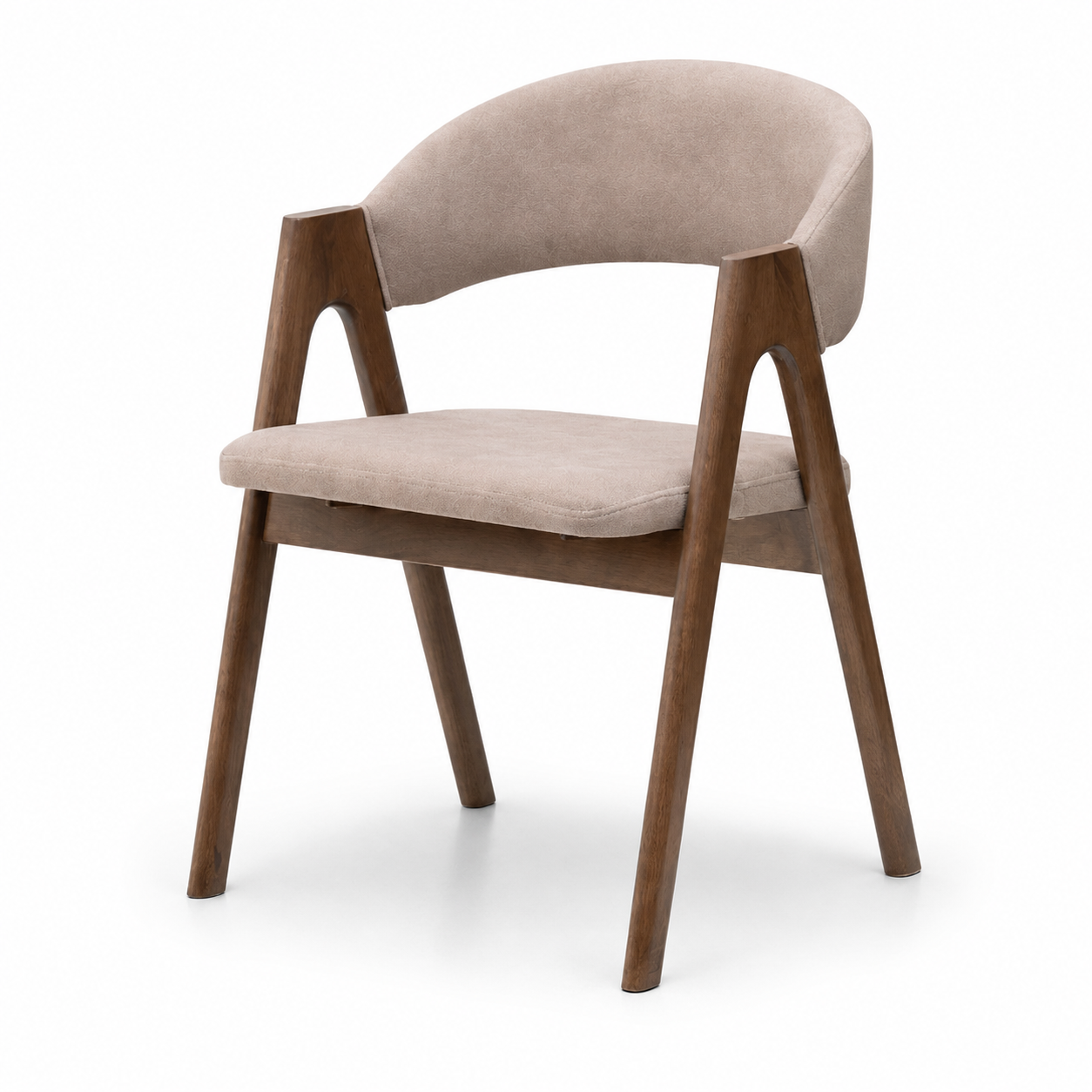 Pentagon Dining Chair - Walnut