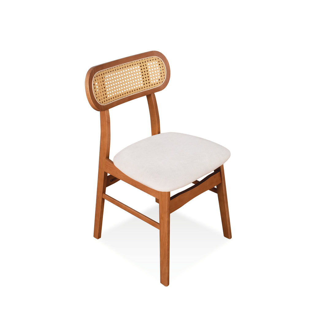 Rika Dining Chair - Light Walnut