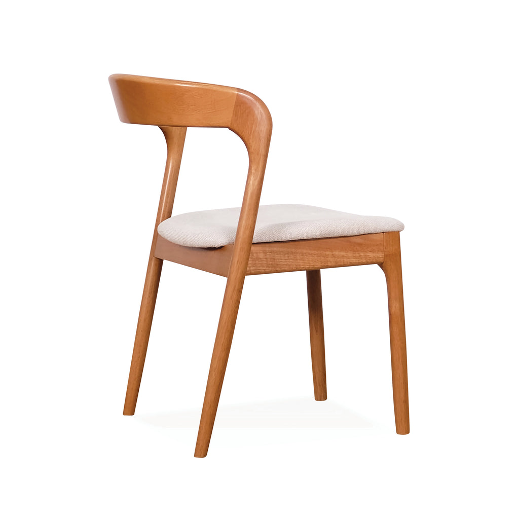 Ruby Dining Chair - Light Walnut
