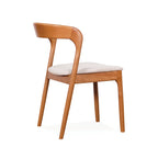 Ruby Dining Chair - Light Walnut