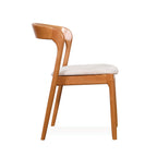Ruby Dining Chair - Light Walnut