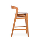 Ruby Pub Stool - Light Walnut (SH728)