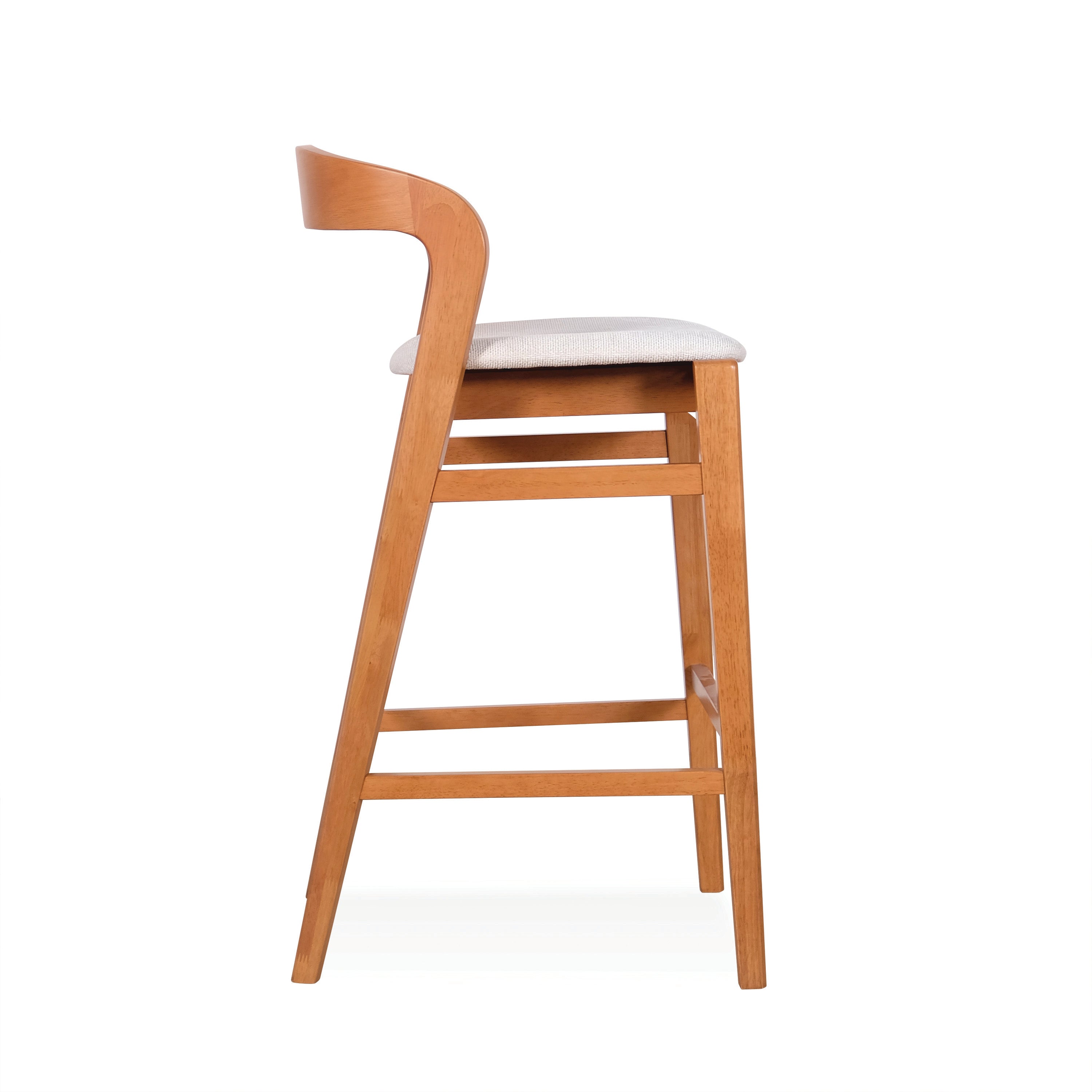 Ruby Pub Stool - Light Walnut (SH728)
