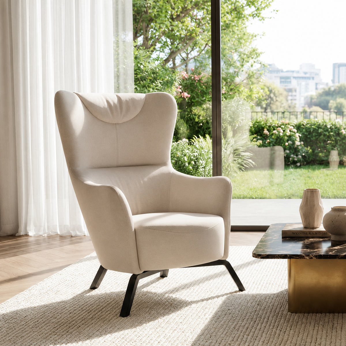 Lounge Chair SF1038 Cream