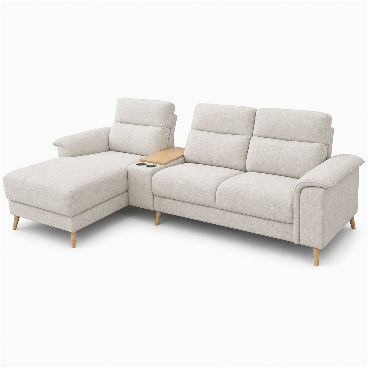 L-Shape Sofa SF1062 Left Beige