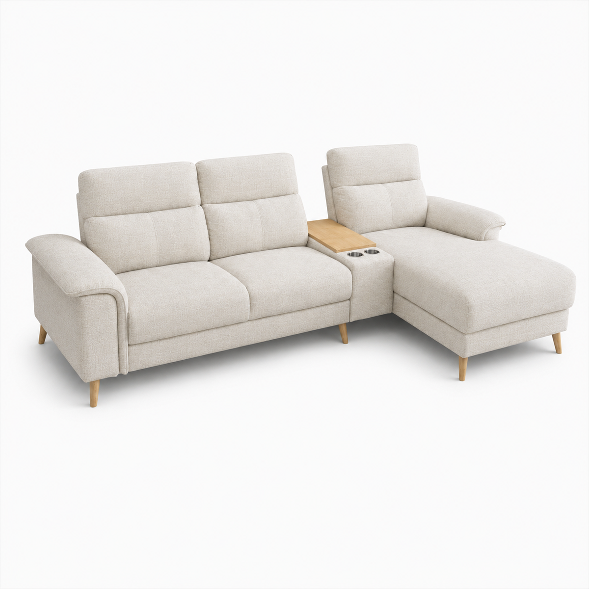 L-Shape Sofa SF1062 Right Beige
