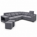 Corner Sofa SF1068 Grey (Pets Friendly Fabric)