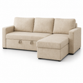 Sofa Bed With Storage SFB3005 Beige (Pet Friendly Fabric)
