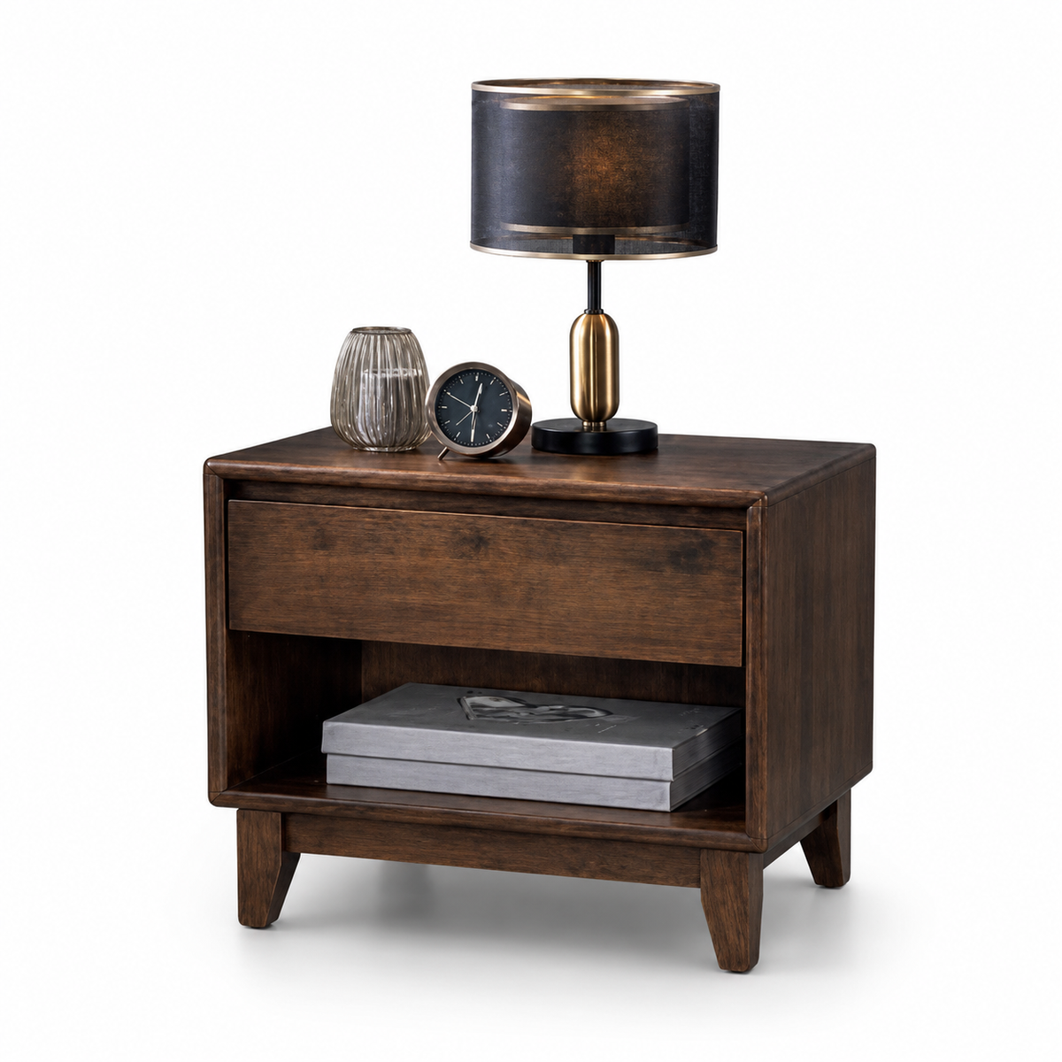 Bed Side Table ST6001 Walnut