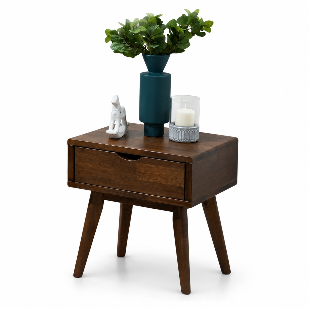 Bed Side Table ST6002 Walnut