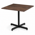 Smart Top + Rocket II Leg - Walnut (915x915)