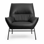 Teddy Lounge Chair - Black PU