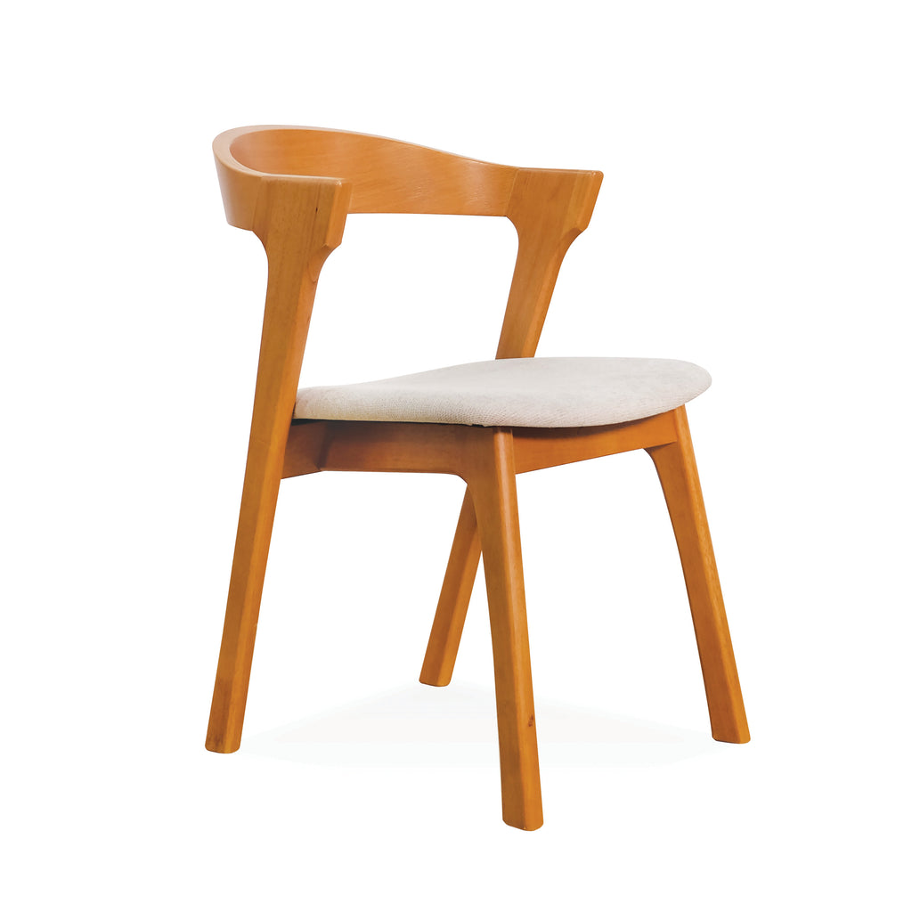 Una Dining Chair - Light Walnut