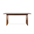 Una Dining Table (1800L) - Medium Brown