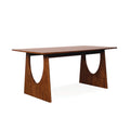 Una Dining Table (1800L) - Medium Brown