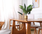 Una Dining Table (1800L) - Light Walnut
