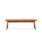 Velentina Bench - Light Walnut