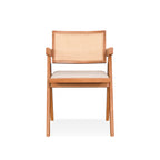 Velentina Arm Chair (Cushion Seat) - Light Walnut