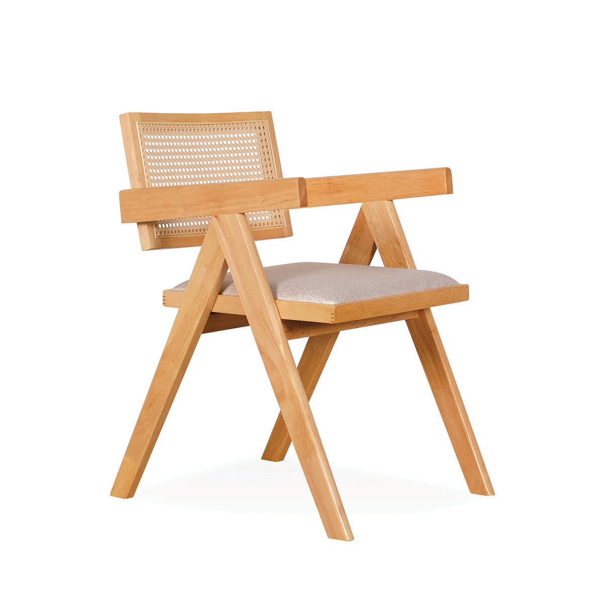 Velentina Arm Chair (Cushion Seat) - Beech