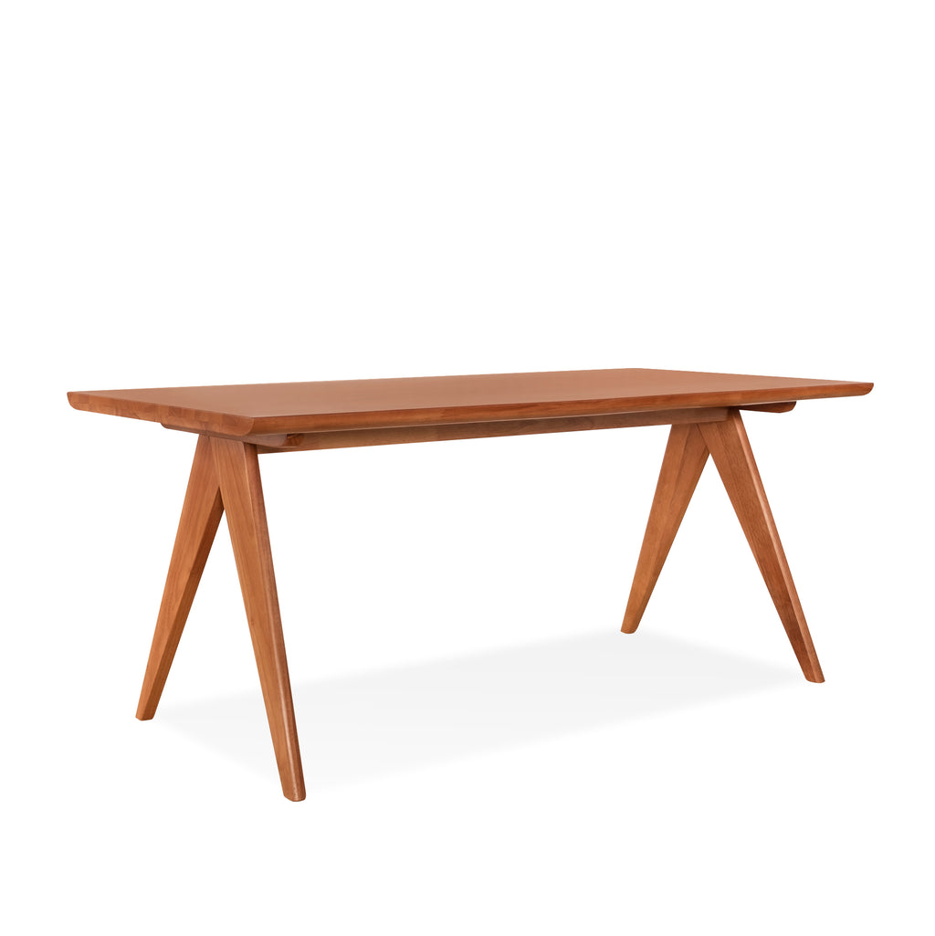 Velentina Dining Table (1800L) - Light Walnut
