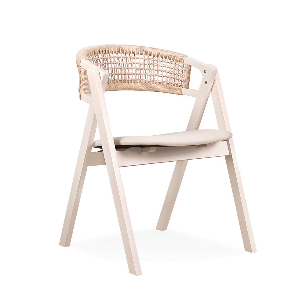 Victor Dining Chair - Soft Cream White