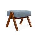 Vincent Footstool - Medium Brown