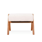 Vincent Footstool - Light Walnut