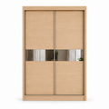 Wardrobe WY5722 Light Oak + Mirror Strip (5x7)