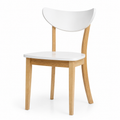Wako II Dining Chair - White (Wooden Seat)
