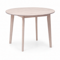 Wako II Round Dining Table - White Wash