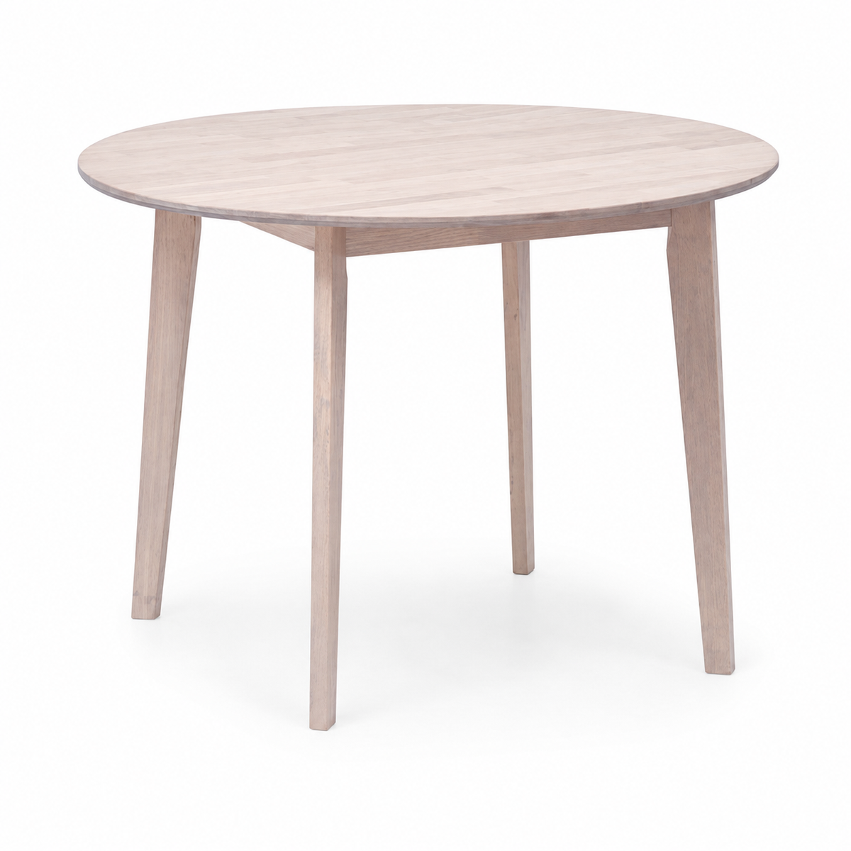 Wako II Round Dining Table - White Wash