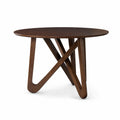Wingo Round Table (1200DIA) - Medium Brown
