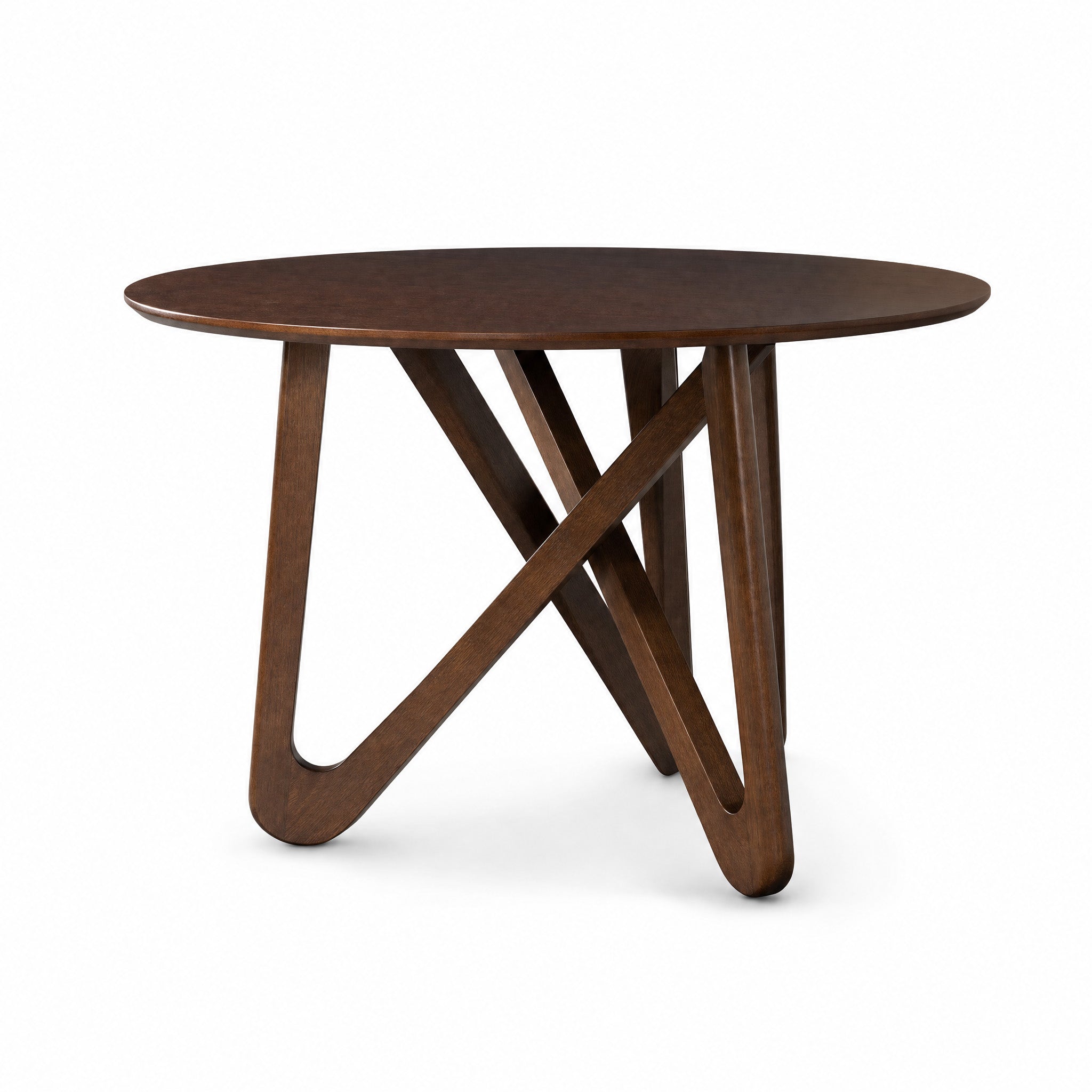 Wingo Round Table (1200DIA) - Medium Brown